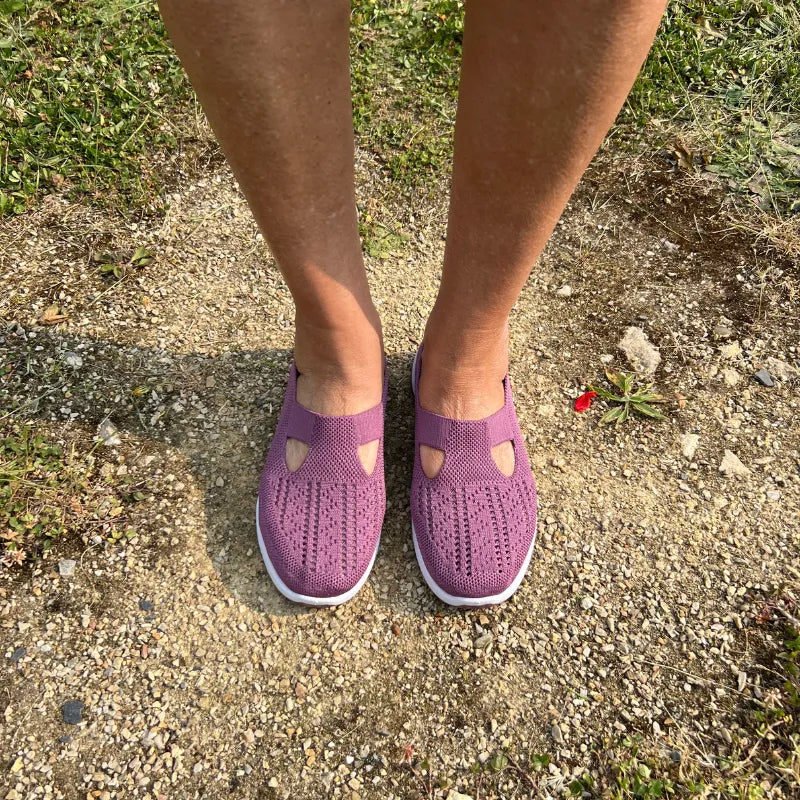 ErgoStepia- Baskets à confort orthopédique pour femme