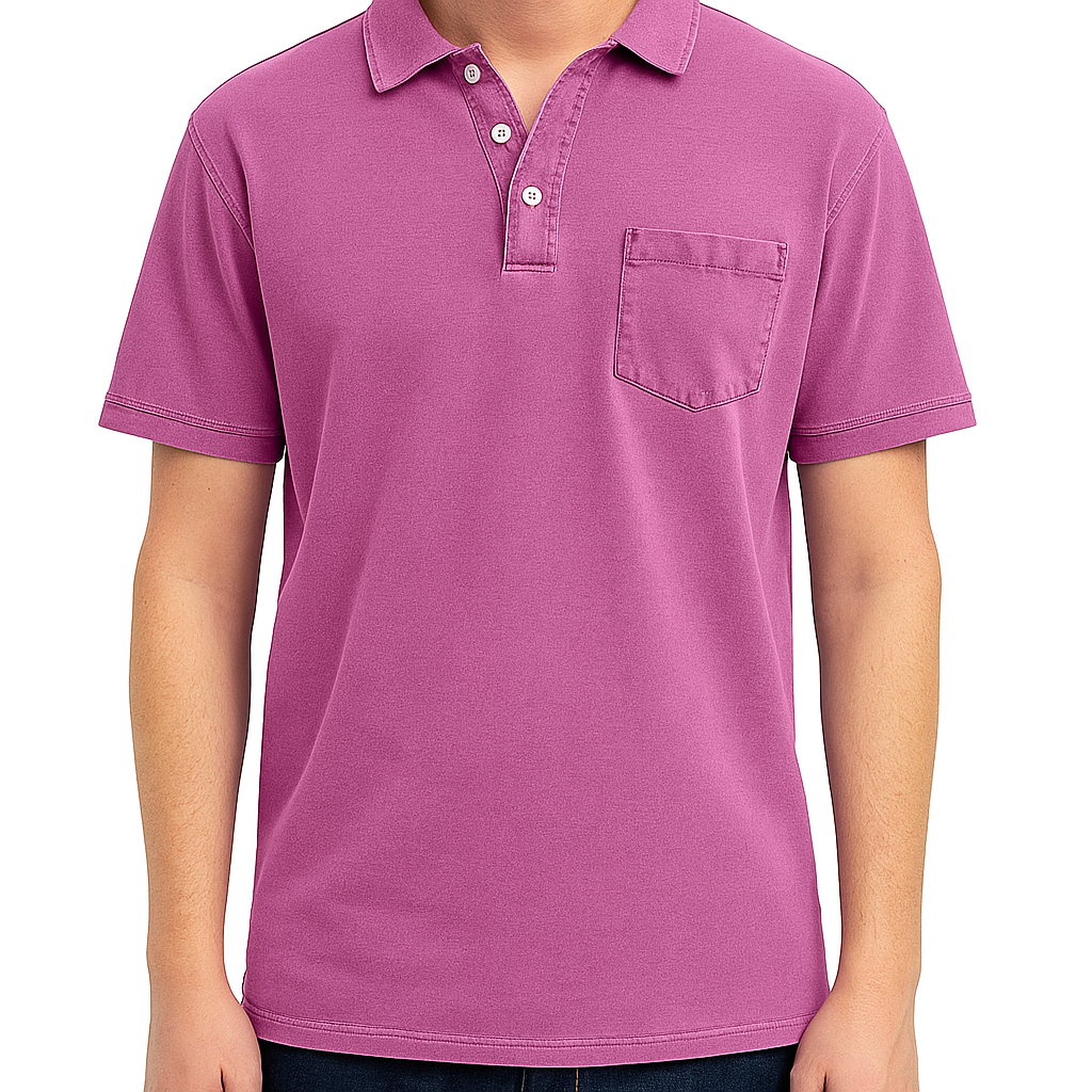 Elliott – Polo en Coton Vintage pour une Élégance du Quotidien