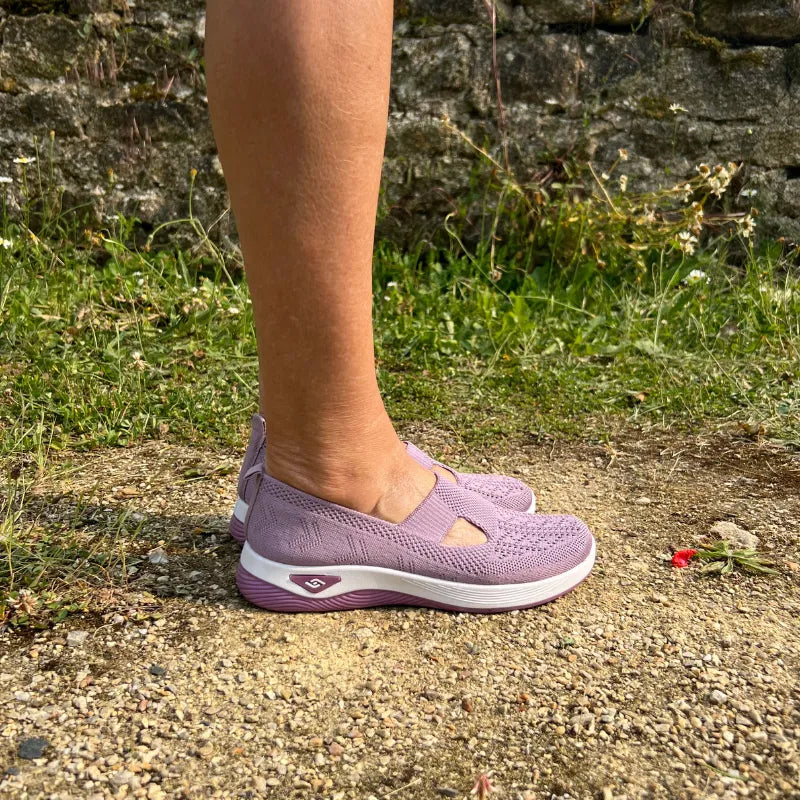 ErgoStepia- Baskets à confort orthopédique pour femme