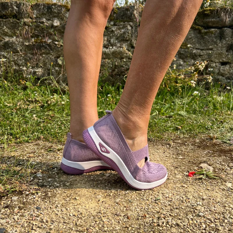 ErgoStepia- Baskets à confort orthopédique pour femme