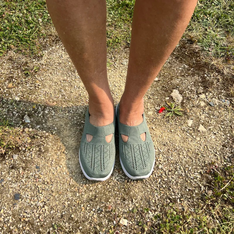 ErgoStepia- Baskets à confort orthopédique pour femme