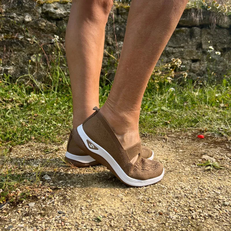 ErgoStepia- Baskets à confort orthopédique pour femme