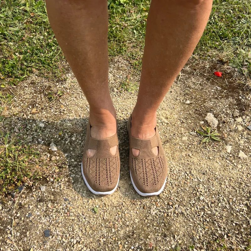 ErgoStepia- Baskets à confort orthopédique pour femme