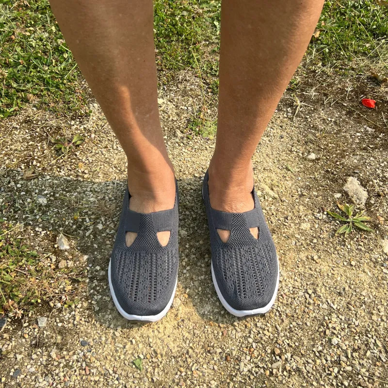 ErgoStepia- Baskets à confort orthopédique pour femme