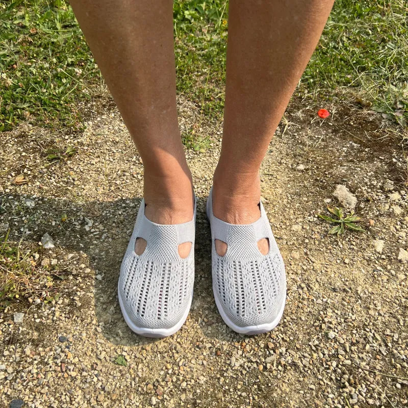 ErgoStepia- Baskets à confort orthopédique pour femme