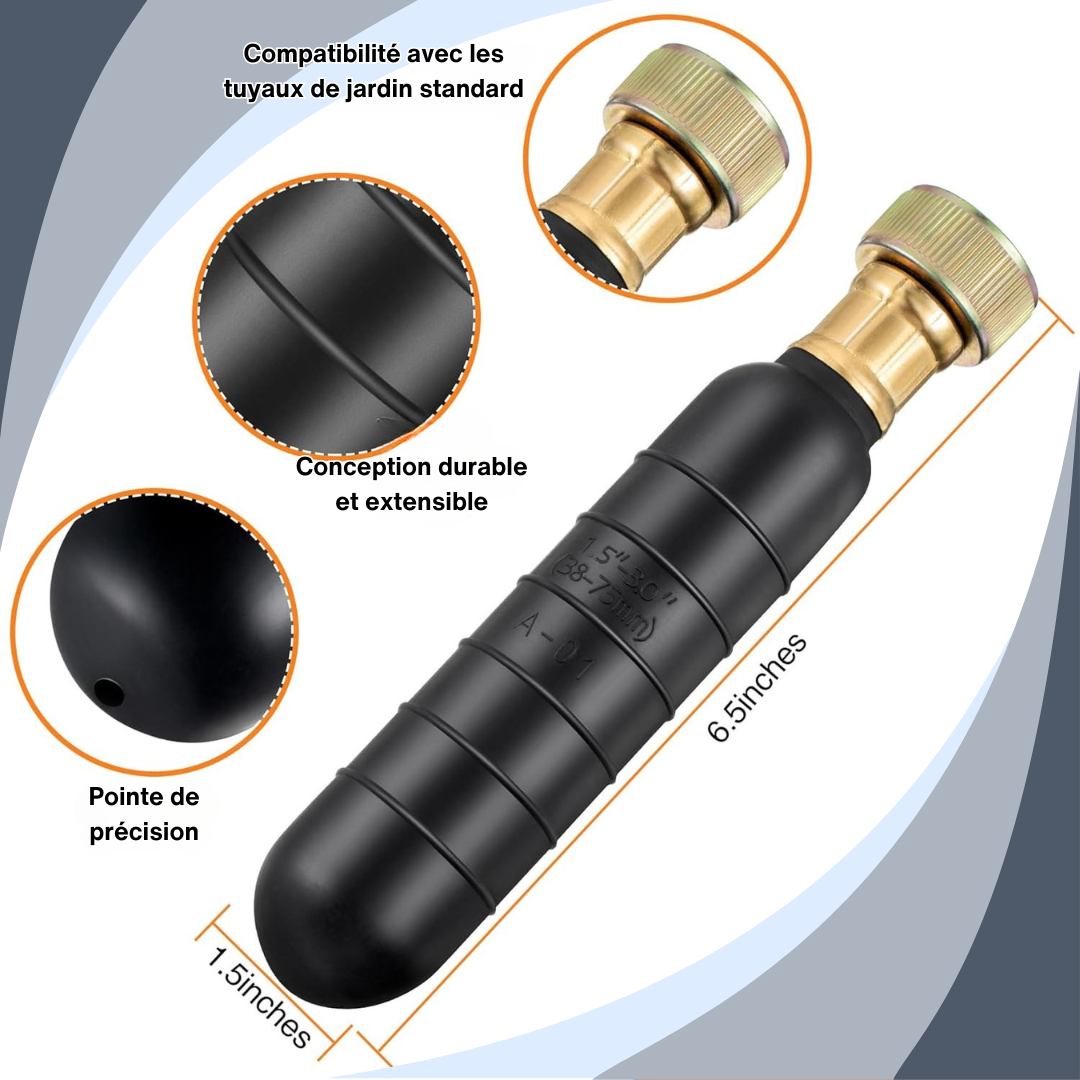Drain King™ Pack 3 en 1 – Déboucheur Canalisation écologique Haute Pression