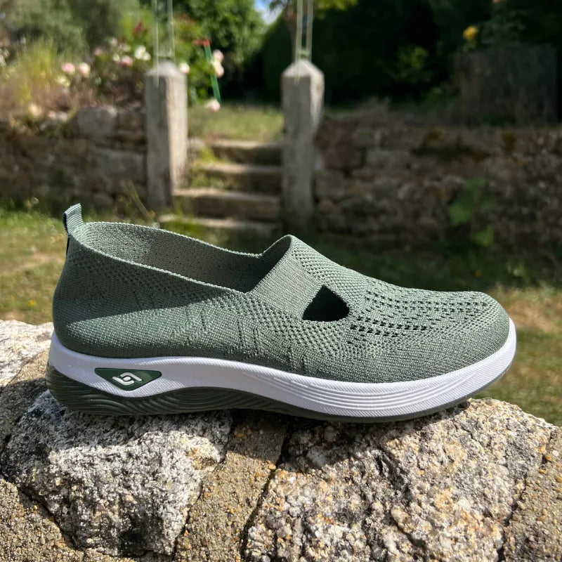 ErgoStepia- Baskets à confort orthopédique pour femme