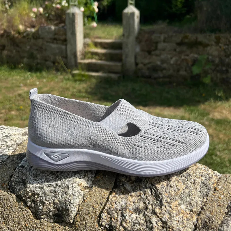 ErgoStepia- Baskets à confort orthopédique pour femme