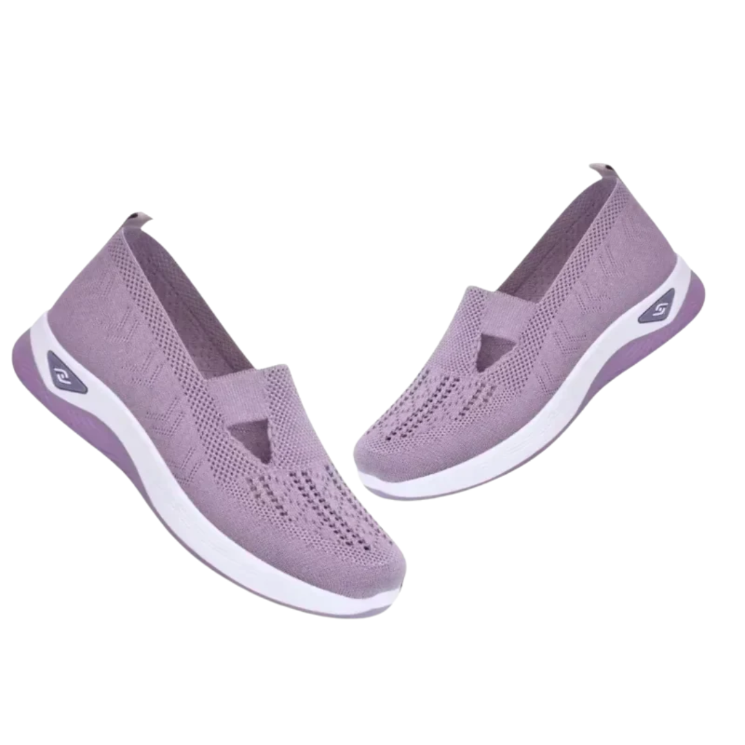ErgoStepia- Baskets à confort orthopédique pour femme