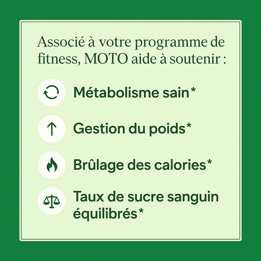 MOTO-Capsules Stimulantes du Métabolisme