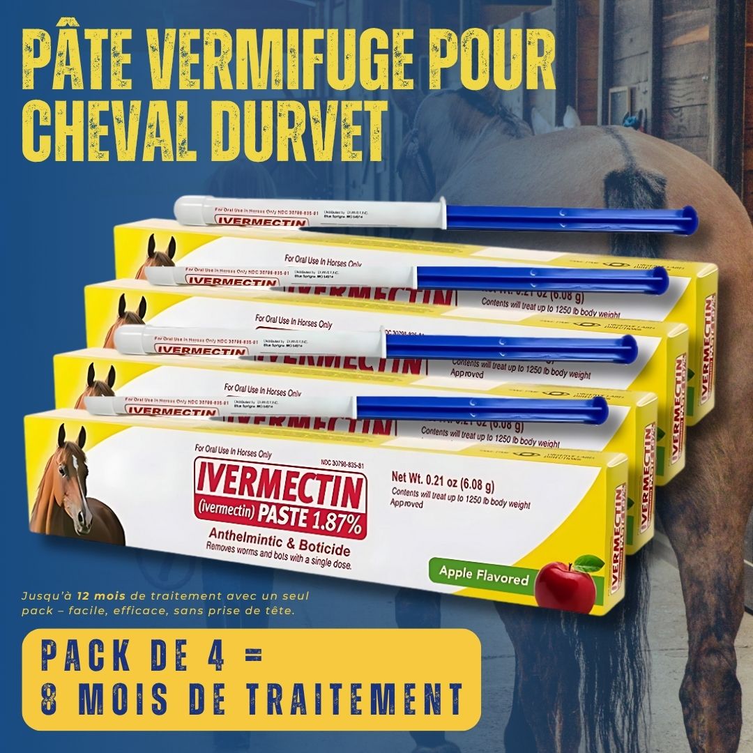 Pâte vermifuge pour cheval Durvet