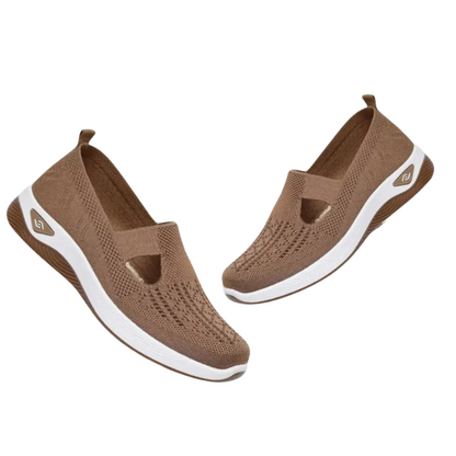 ErgoStepia- Baskets à confort orthopédique pour femme