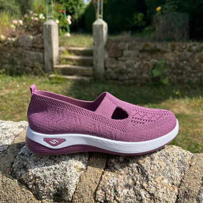 ErgoStepia- Baskets à confort orthopédique pour femme