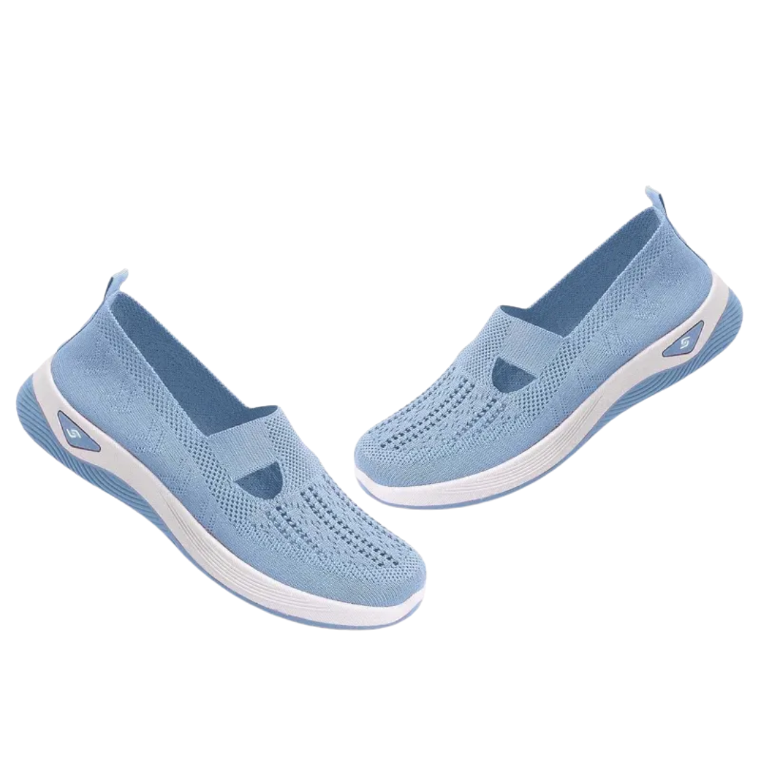ErgoStepia- Baskets à confort orthopédique pour femme