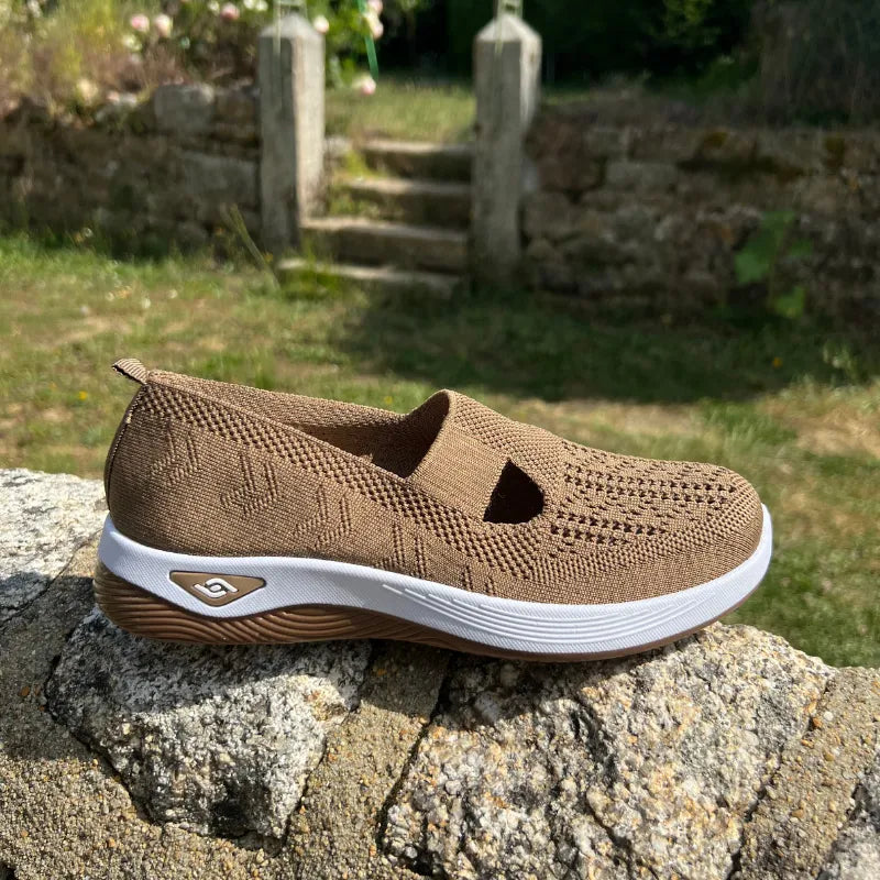 ErgoStepia- Baskets à confort orthopédique pour femme