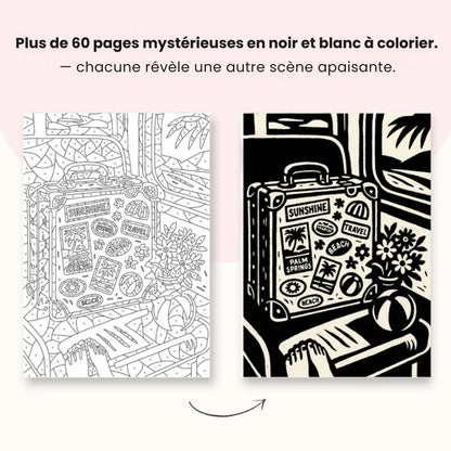 Livre de coloriage monochrome – Édition d’été