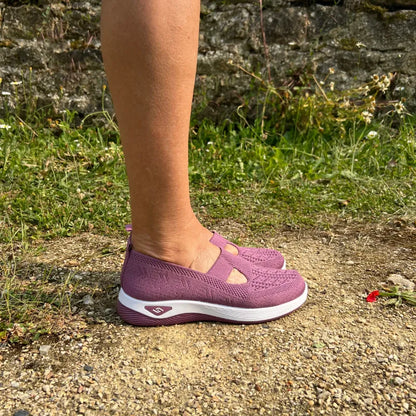 ErgoStepia- Baskets à confort orthopédique pour femme