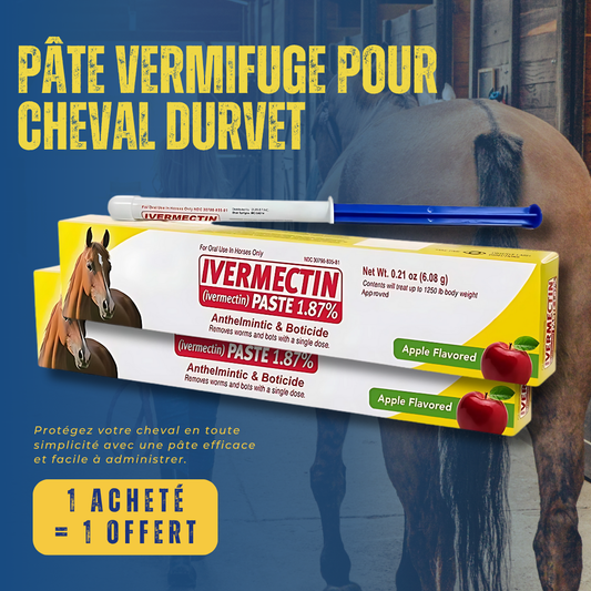 Pâte vermifuge pour cheval Durvet