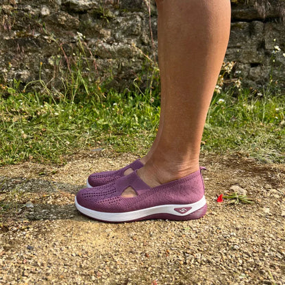 ErgoStepia- Baskets à confort orthopédique pour femme