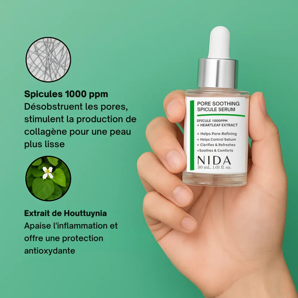 NIDA-Sérum Apaisant aux Spicules Pore
