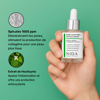 NIDA-Sérum Apaisant aux Spicules Pore