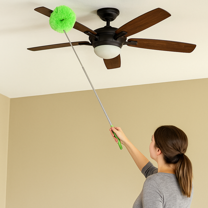 Plumeau extensible en microfibre pour ventilateur de plafond
