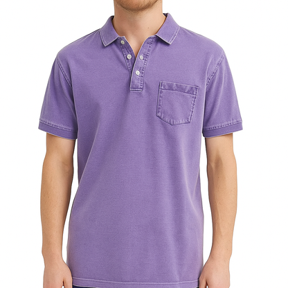 Elliott – Polo en Coton Vintage pour une Élégance du Quotidien