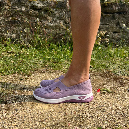 ErgoStepia- Baskets à confort orthopédique pour femme