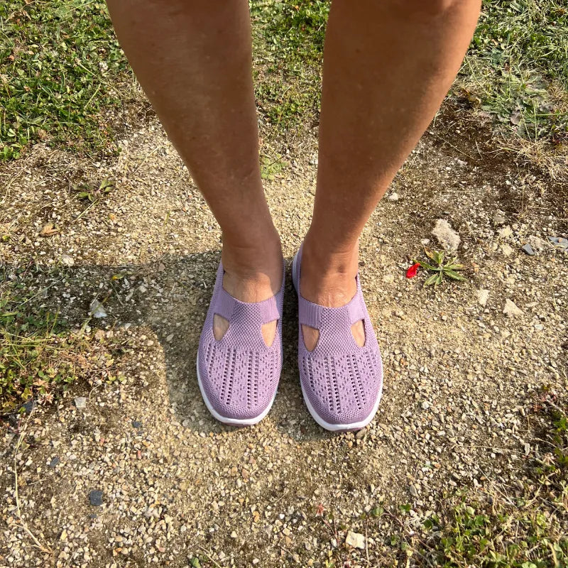 ErgoStepia- Baskets à confort orthopédique pour femme