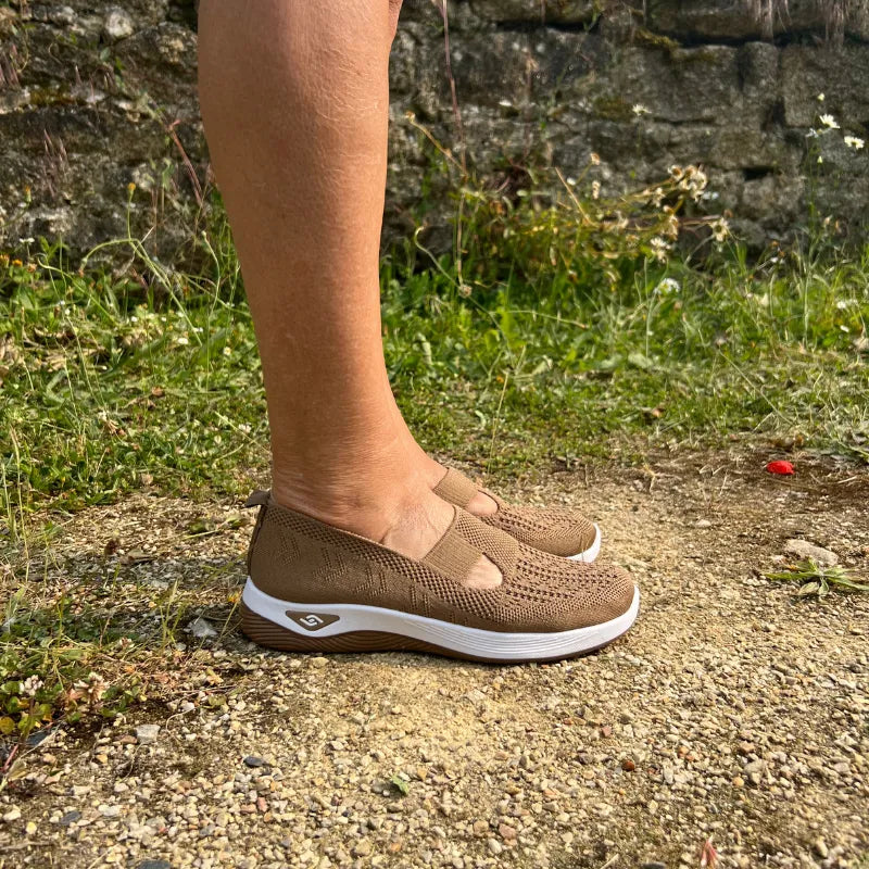 ErgoStepia- Baskets à confort orthopédique pour femme