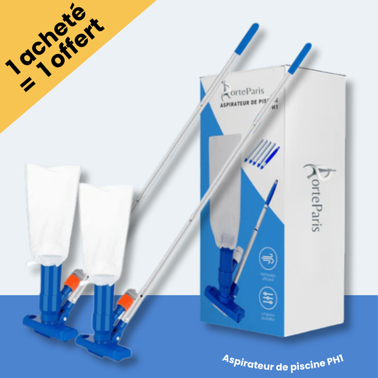 2 Aspirateurs de Piscine PH1, pour le Prix d’1