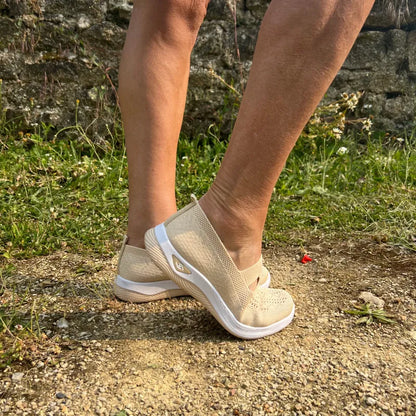 ErgoStepia- Baskets à confort orthopédique pour femme