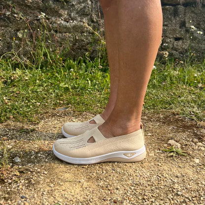 ErgoStepia- Baskets à confort orthopédique pour femme