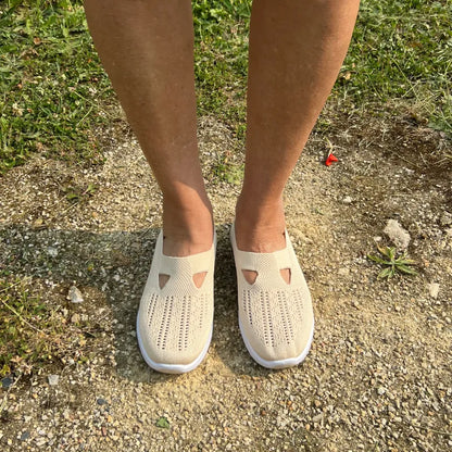ErgoStepia- Baskets à confort orthopédique pour femme