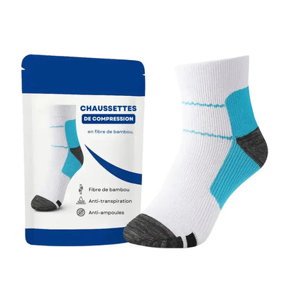 OrthoSocks - Chaussettes de compression en fibre de bambou