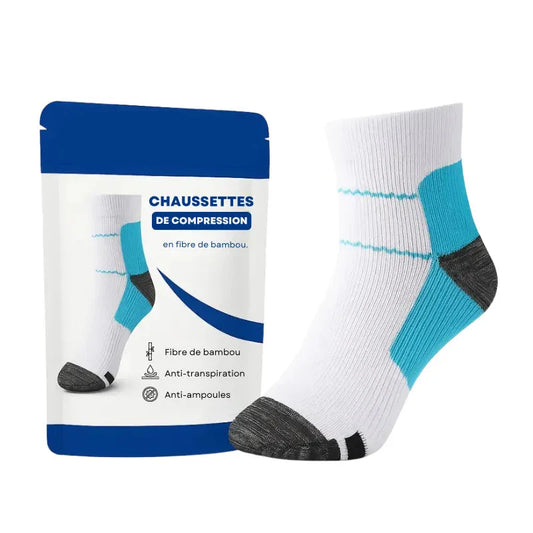 OrthoSocks - Chaussettes de compression en fibre de bambou