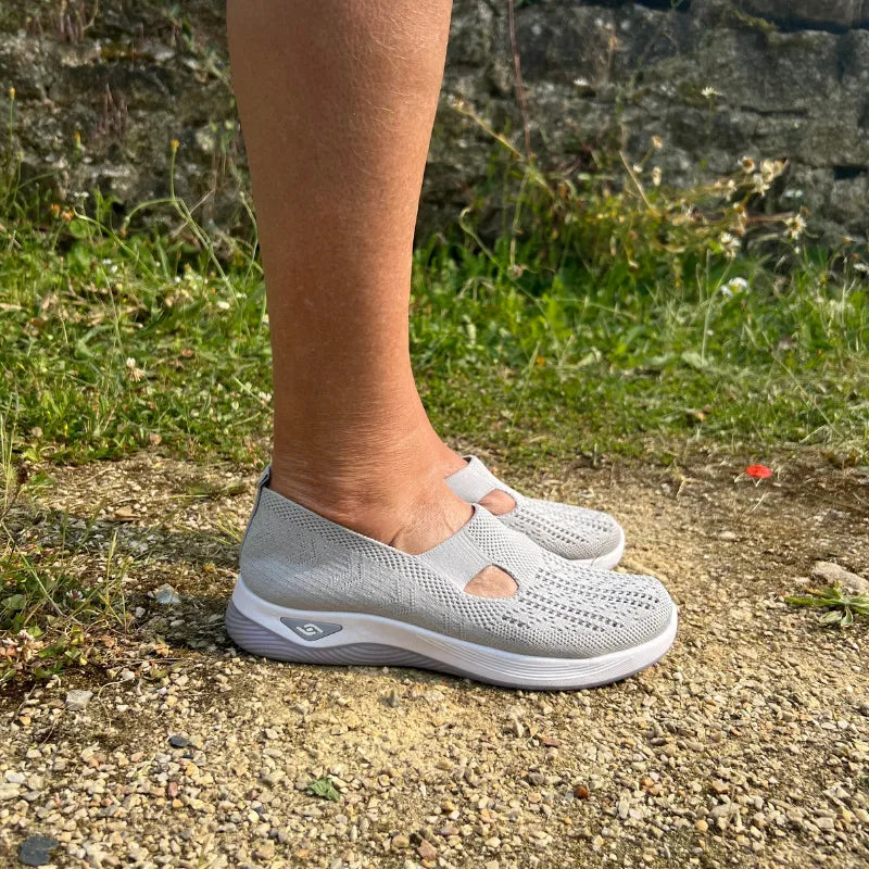 ErgoStepia- Baskets à confort orthopédique pour femme