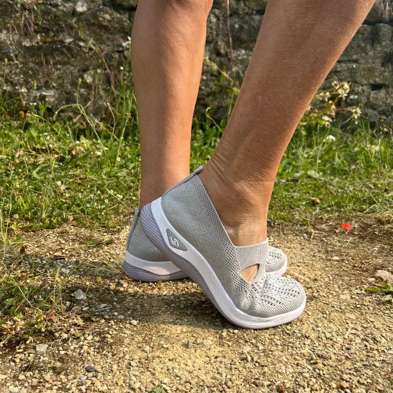 ErgoStepia- Baskets à confort orthopédique pour femme