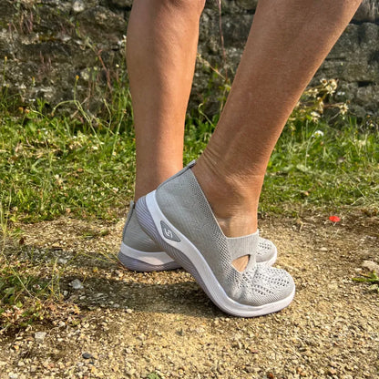 ErgoStepia- Baskets à confort orthopédique pour femme