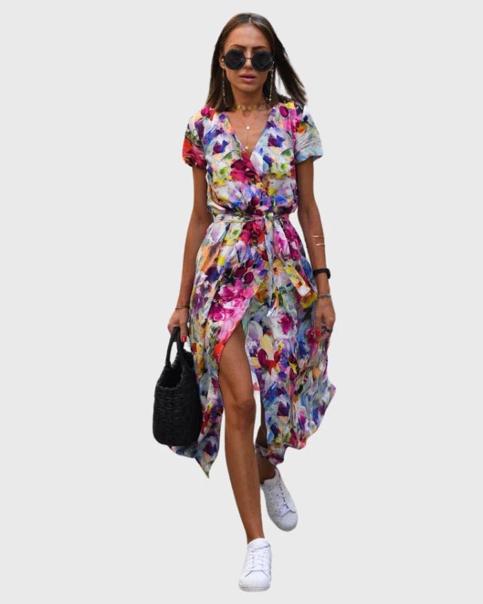 Aviana | Robe Élégante en Coton