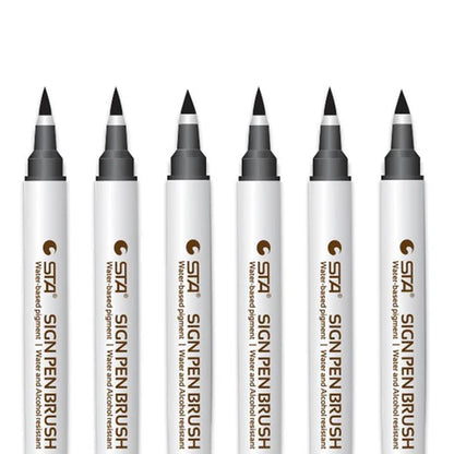 Lot de 6 stylos de coloriage