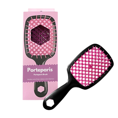 Porteparis Brush – Brosse Démêlante pour Cheveux Bouclés