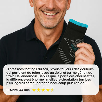 OrthoSocks - Chaussettes de compression en fibre de bambou