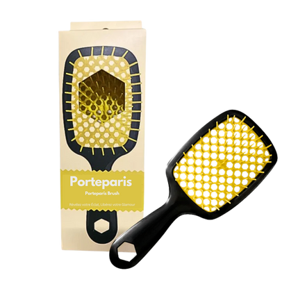 Porteparis Brush – Brosse Démêlante pour Cheveux Bouclés