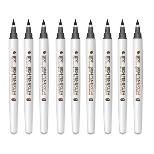 Lot de 9 stylos de coloriage