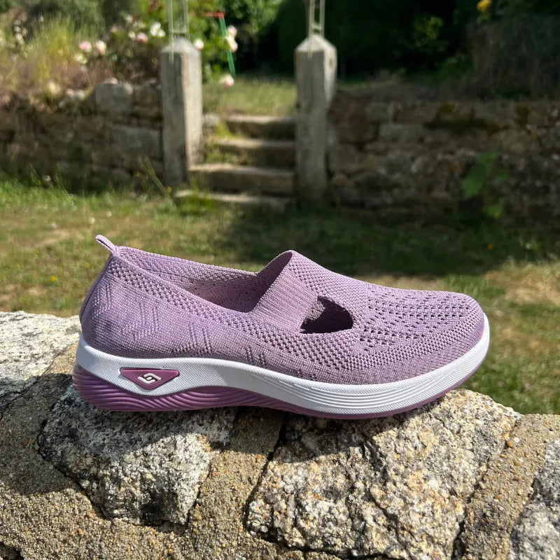 ErgoStepia- Baskets à confort orthopédique pour femme