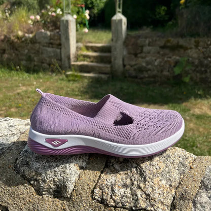 ErgoStepia- Baskets à confort orthopédique pour femme