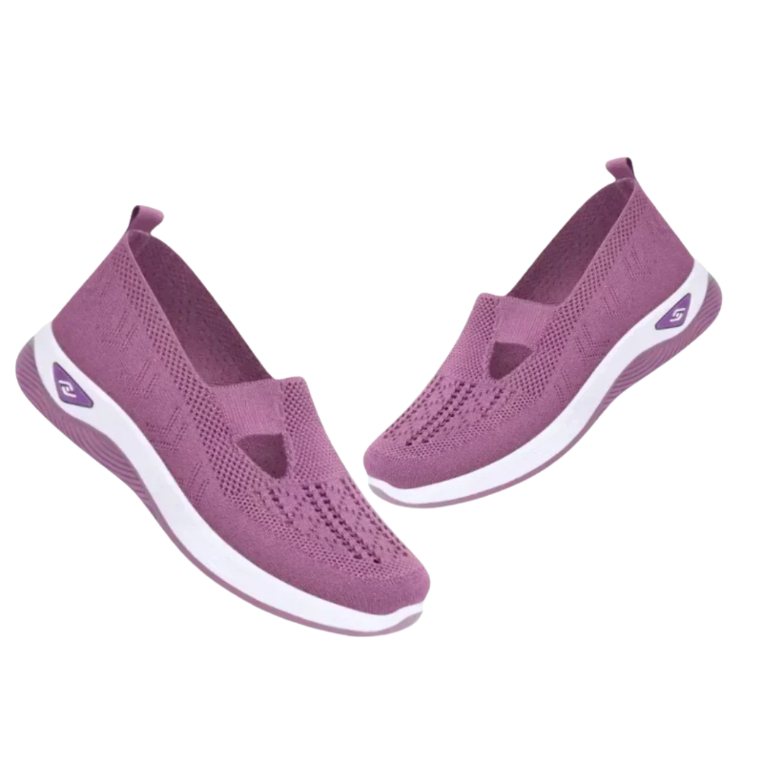 ErgoStepia- Baskets à confort orthopédique pour femme