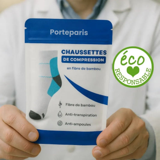 OrthoSocks - Chaussettes de compression en fibre de bambou