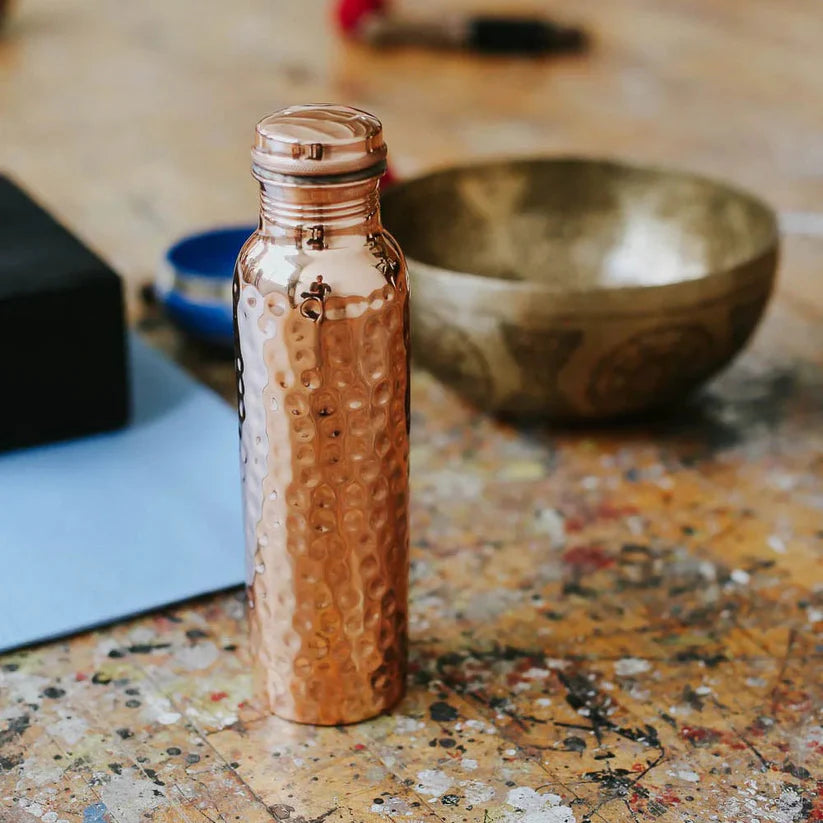 Bouteille en Cuivre Pur Ayurvédique de l’Himalaya